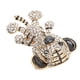 thumbnail image 4 of Alfileres Para Ropa Elegante Broche De Tigre, Exquisito Alfiler De aleación De Diamantes De Imitación, Linda Forma De Animal Con Diamantes De Imitación De Moda Decorados Para, 4 of 7