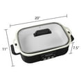 thumbnail image 4 of Magnifique 4 Quart Casserole Digital Slow Cooker, Premium Ceramic Bakeware for Oven,Black, 4 of 5
