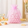 thumbnail image 6 of TickJOY 100 Pack Pink Organza Bags 4"x6", Small Mesh Gift Bags for Jewelry Sachet, Elegant Mesh Bags for Candy Wedding Party Favor, Bridal Shower, Baby Shower & Christmas Gifts, 6 of 6