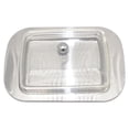 thumbnail image 2 of Art Glass Butter Dish with Lid,Classic Covered Butter Container For Countertop,Multi-Purpose Preserving Serving Dessert Tray Bowl,Dishwasher Safe, 2 of 7