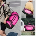 thumbnail image 7 of 22" Travel Duffle Bag with Shoe Compartment, Carry-on Overnight Bag for Gym Sport Travel,Pink - LX238, 7 of 7