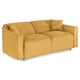 thumbnail image 4 of Sofá Cama Makora Abbot Mostaza Lino Memory Foam Respaldo con Reclinable de 3 Posiciones, 4 of 8