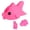 Pink, variant on StarQualityBargain Baby Bathtub Spout Cover, Soft Tub Faucet Guard for Toddlers, Fish Bath Faucet Protector with Toys, White