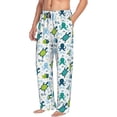 thumbnail image 3 of Kdxio Cartoon Sea Creatures Print Men's Sleep Pajama Pant Lounge Pants with Pockets, 3 of 8