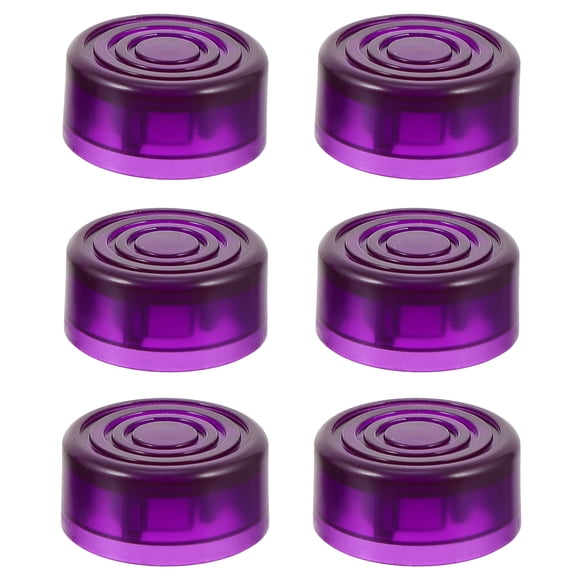 WRISTBIQUE Effect Caps Guitar Knobs Purple 6Pcs 1In Square Plastic