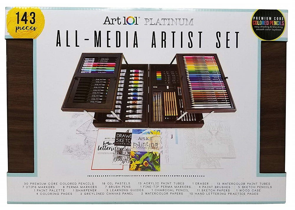 Art 101 Platinum All-Media Artist Set 143-Pieces - Walmart.com