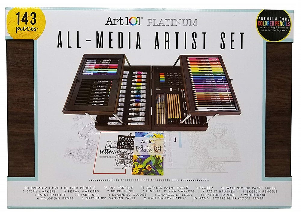 Art 101 Platinum All-Media Artist Set 143-Pieces - Walmart.com