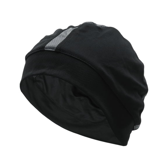 Cycling Hat Sweat Wicking, Breathable Helmet Liner Baiku Silk Mesh Fabric Black 25x15cm/9.84"x5.91" 1 Pcs
