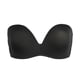 thumbnail image 1 of Sujetador sin tirantes balconette nupcial antideslizante push up con aros Negro 38C fit 34B 34C, 1 of 5