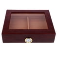 thumbnail image 4 of Caja para Español Humidificador Higrómetro Decoraciónes Accesorios Decorativos marrón Zulema Caja española del cigarro del cedro, 4 of 8