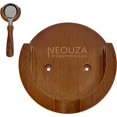 thumbnail image 1 of NEOUZA Coffee Portafilter Wall Rack Mount Hanger for 51/54mm, Espresso Filter Puck Screen Holder, Wooden, 1 of 8