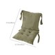 thumbnail image 3 of Cojín reclinable con soporte lumbar | Cojín rectangular de poliéster para silla de oficina y sofá con correas ajustables | Soporte ergonómico para la cintura para asientos de coche, sofás y, 3 of 5