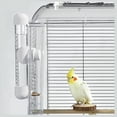 thumbnail image 4 of No Mess Bird Water Dispenser, Automatic Parrot Water Feeder with Spring Valve, Clear Cage Water Drinker, 4 of 7