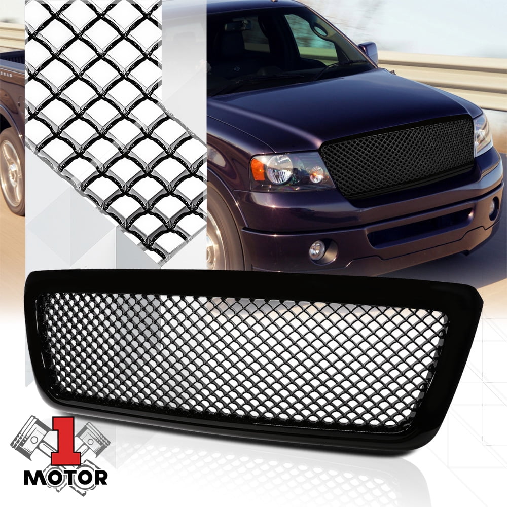 05 F150 Bumper >> Glossy Black Abs 3d Wave Mesh Bumper Grille Grill For 04 08 Ford F 150 Mark Lt 05 06 07 05 F150 Bumper >> Glossy Black Abs 3d Wave Mesh Bumper Grille Grill For 04 08 Ford F 150 Mark Lt 05 06 07