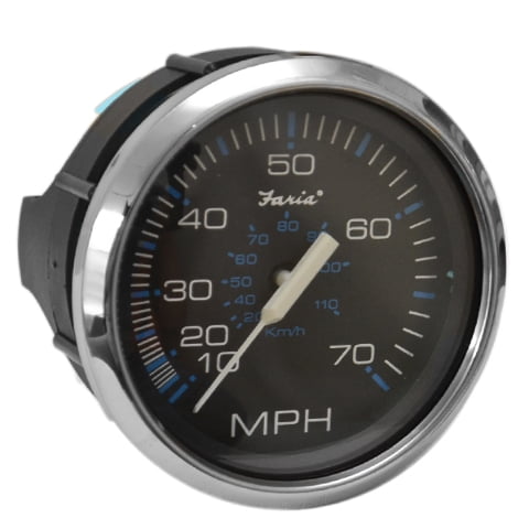 Faria Boat Speedometer Gauge SE9213A | Chesapeake Black 3 3/8 Inch
