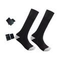 thumbnail image 3 of Calcetines calefactables para hombre, ideales para el frío invierno. Negro y gris, 3 of 6