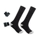 thumbnail image 3 of Calcetines térmicos para clima frío y cálidos para hombres y mujeres, ideales para acampar, hacer senderismo, pescar esquiar. Negro y gris, 3 of 6