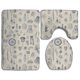 thumbnail image 1 of ABPHQTO Ciencia Protozoos Gigantes Bestiario Beige Juego de alfombras de baño de 3 piezas Alfombra de baño Alfombra de contorno y tapa de inodoro ABPHQTO Cont-CHAPPLE-22475, 1 of 2