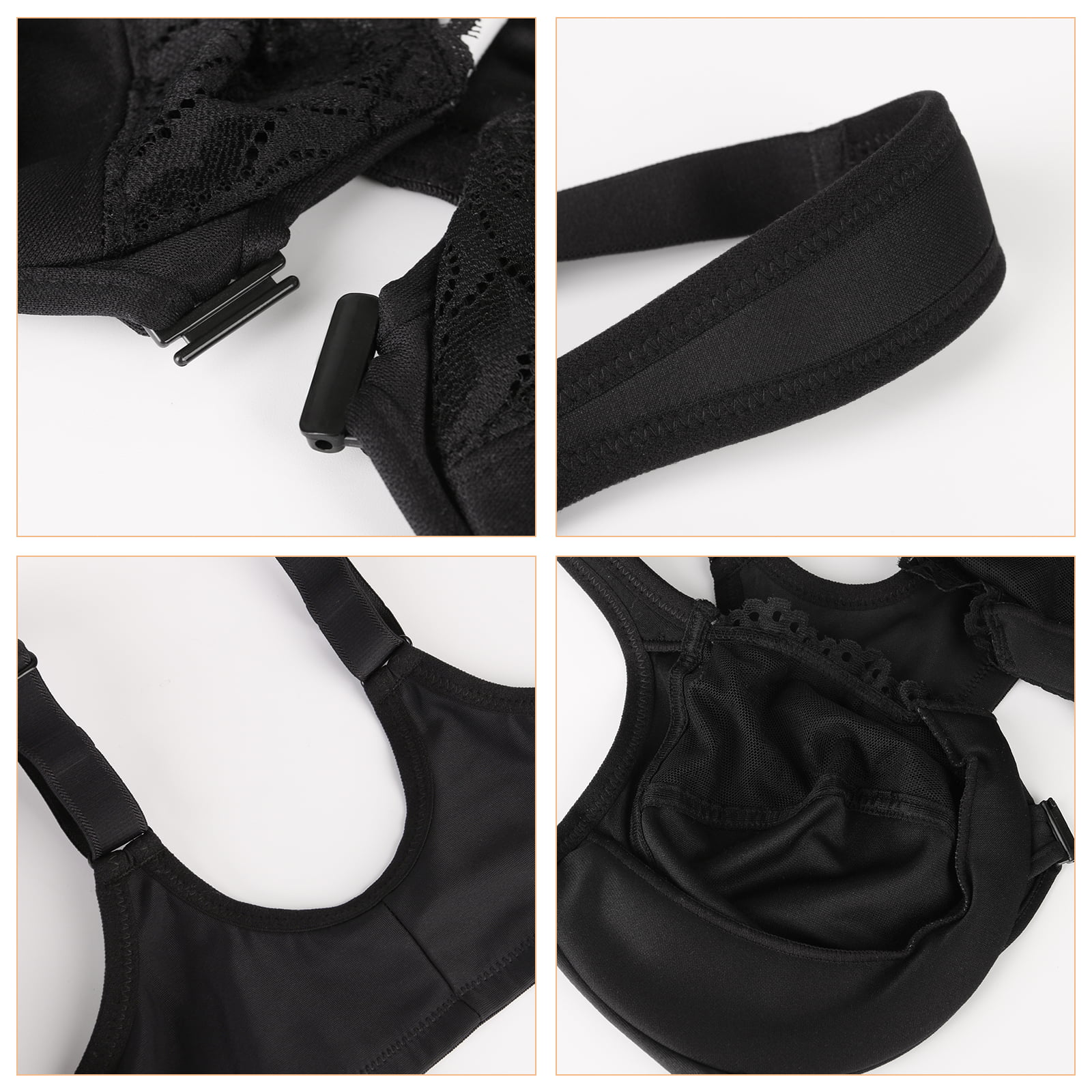 Everyday Bra for Old Women Front Closure Button No Underwire Bras Beauty  Back Plus Size Bralette (Color : 2PCS B, Size : 36B/C) : :  Clothing, Shoes & Accessories
