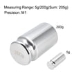 thumbnail image 3 of 5g 200g M1 Precision Chrome Plated Steel Calibration Weight Set 2 Pack, 3 of 5