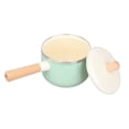 thumbnail image 4 of Antiadherente Olla Especial Especial Utensilios de Cocina Salsas Prácticas Sartenes Caldera de Alimentos Olla de Cocina con , verde Verde BLESIY Olla de esmalte, 4 of 6