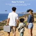 thumbnail image 3 of STARTRC DJI Neo 2 Carry Case Accessories for Fly More Combo, Portable PU  Storage Case for RC Motion 3, Goggles N3 & Charging Hub, 3 of 8