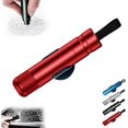 thumbnail image 1 of Glass Breaker Hammer, Safety Hammer, Safe Hammer Glass Breaker, Glass Breaker and Seat Belt Cutter, Emergency Escape Tool for Cars, Compact and Ergonomic (Red), 1 of 5