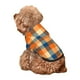 thumbnail image 5 of Fotbe Warm Orange Plaid Sudadera con Estampado para Perros Pequeños – Suéter con Capucha para Mascotas, Tela Suave de Forro Polar con Bolsillo-Small, 5 of 7