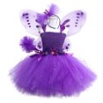 thumbnail image 5 of REDARER Girls Christmas Light Up Fairy Tutu Dress Set with Wings Wand Headband for Holiday Party Cosplay Dress Up,7-8 Years, 5 of 8