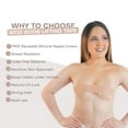 thumbnail image 2 of WOD Tape Boob Tape 1 Pair of Nipple Covers Sweat Proof Large Breast, Beige, 2 of 6