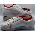 thumbnail image 2 of Adi-das Originals Superstar Men's Size 8 White Scarlet Red FY2828 W/Laces, 2 of 6