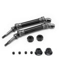 thumbnail image 3 of QIILU Rear Drive Shaft Assembly, Stable CVD Steel Rear Drive Shaft Assembly With Nut Screw For 1/10 RC Car For 4x4 4wd RC Car, 3 of 8