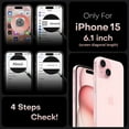 thumbnail image 2 of BENTOBEN Case for Phone 15 With Screen Protector Built In Kickstand, Heavy Duty Military Shockproof Phone Case for iPhone 15 6.1" 2023, Rose Gold Green, 2 of 9