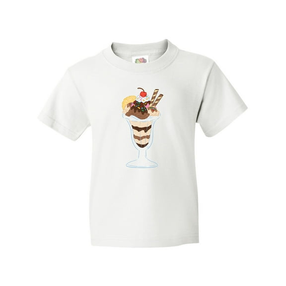 Inktastic Ice Cream Sundae Youth T-Shirt