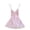 Pink, variant on Lingerie Night Gowns for Women Satin Nighties Lace Silk Slip Dress Chemise Nightgowns Split Night Dress