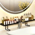 thumbnail image 4 of Faucet Caddy Over Sink Organizer, Kitchen Sink Storage Rack with Fast-Vent Style for Sponges, Soap, Brushes & Scrubbers, No-Drill Wall-Mount Free Black, 4 of 6