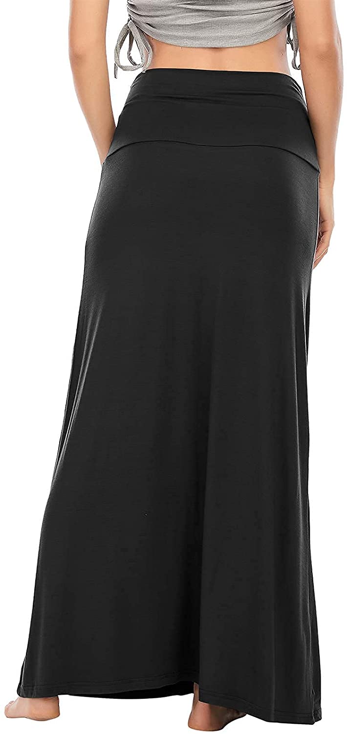 black maxi skirts