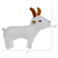thumbnail image 6 of Mighty Jr Farm Goat Durable Plush Squeaky Dog Toy, 6 of 8