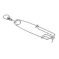 thumbnail image 1 of Eslabón Giratorio Rodamiento de Bloqueo Snap Conector Rotación Flexible Plateado Tiburón Atún Cangrejos Pesca Zulema Pinzas largas de pesca, 1 of 6
