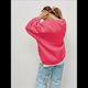 thumbnail image 4 of Sudaderas de Mujer con Cuello Redondo, Forro , Suéteres Oversize, Otoño 2025, Blusas Bonitas, Ropa Preppy Estilo-C XL, 4 of 9