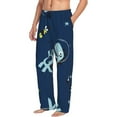 thumbnail image 2 of Disketp Space Dinosaur Men'S Pajama Pants - Ultra Soft Fleece Sleep And Lounge Pants (Size: S-Xxl), 2 of 9
