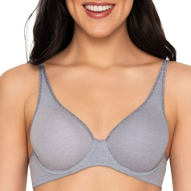 Brasier Fruit Of The Loom para Dama, con Logo Liso Gris Talla 38B