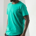 thumbnail image 6 of Sngxgn Mens Cotton Short Sleeve Crewneck T-Shirt(Green,XXXL), 6 of 6