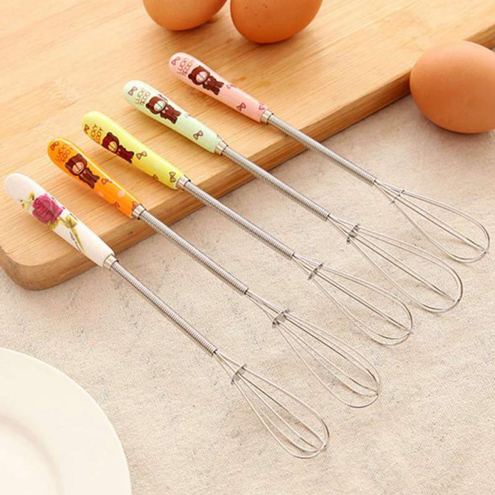 2PCS 180mm Mini Small Balloon Wire Whisk Set Stainless Steel Egg Mixing  Cream Mixer Whip Mix