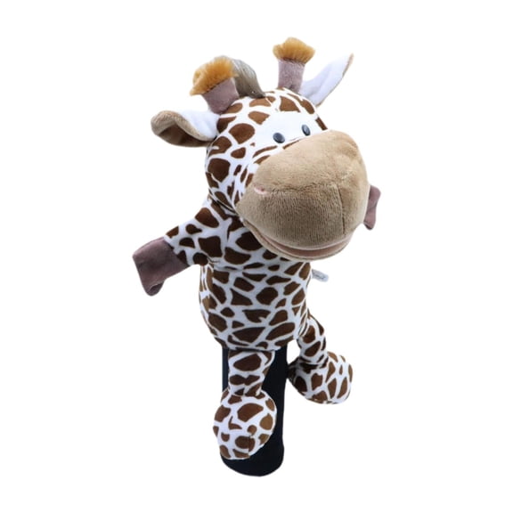 jinwen Golf Wood Cover Plush Golf Bag Accessories Guard Animal Golf Club Head Cover Brown Deer