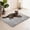Gray, variant on Staron Winter Thickened Plush Dog Bed, Heated Pet Sleeping Mat for Small Medium Dogs Cats, Wavy Quilted Insulated Dog Cat Bed Mat for Sofa Floor Crate Kennel