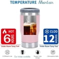 thumbnail image 5 of 4 in 1 Travel Mug and Can Insulator for 14oz Can and Beer Bottle Stainless steel Vacuum Insulated Cup and Thermocooler (Pink), 5 of 8