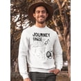thumbnail image 2 of The Journey Into Outer Space Sweatshirt Men -Image by Shutterstock, Male Small, 2 of 4