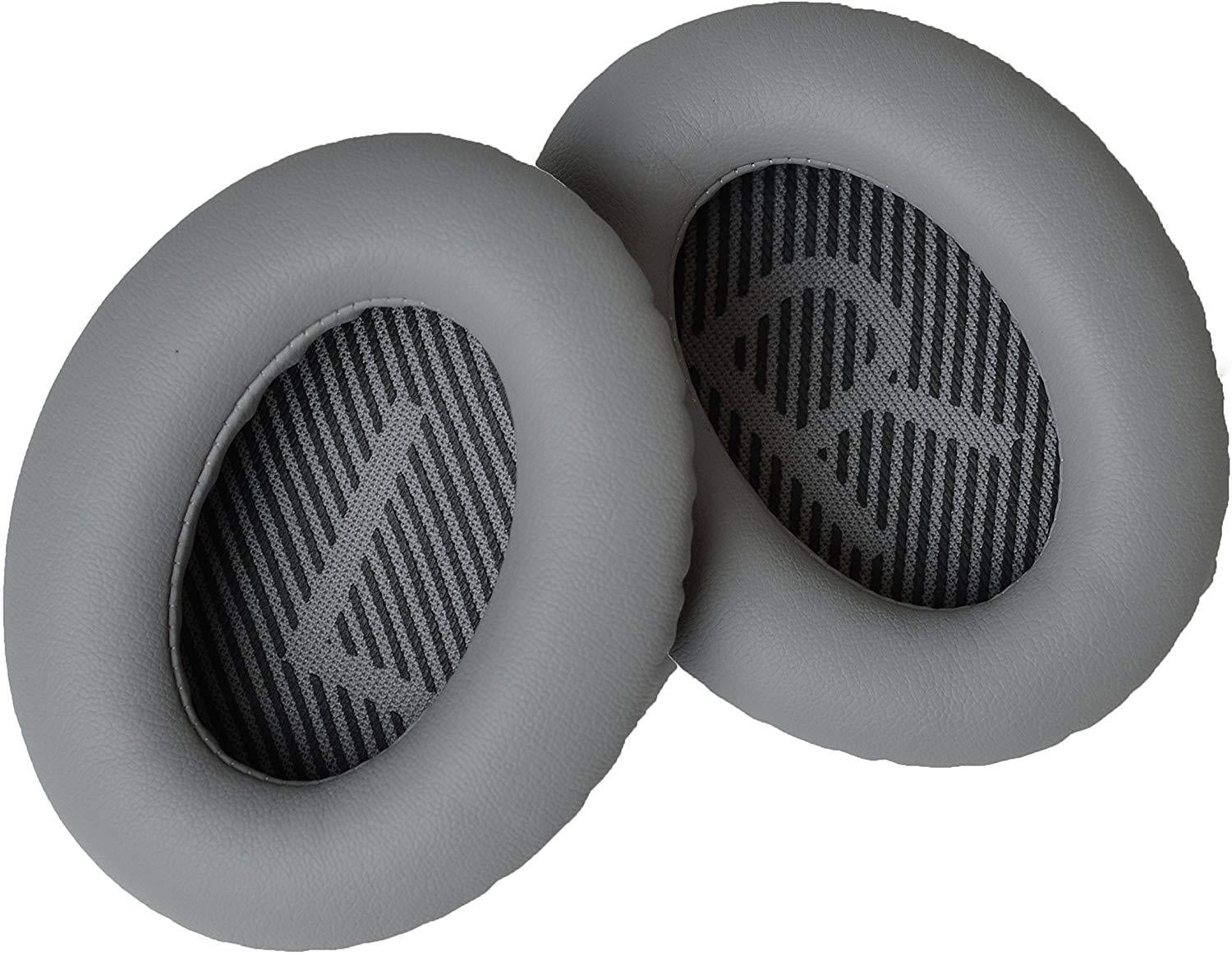 Replacement Ear Cushions for Bose Quiet Comfort QC35/QC35 II Pads, Grey