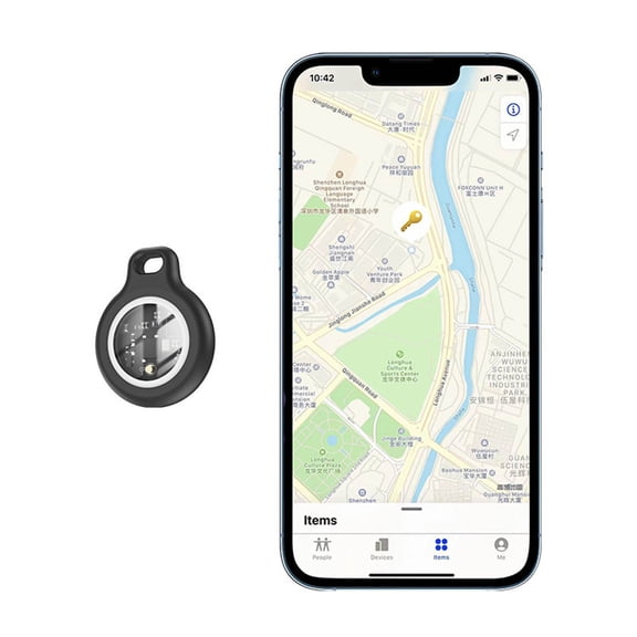 Momihoom Mini GPS Tracker with Clear Front Cover, Waterproof Case, and No Subscription Fees